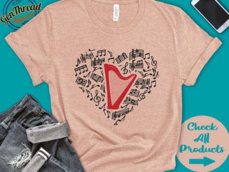 Shirt: Harp Player