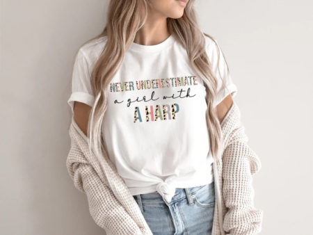 Shirt: Never Underestimate a girl with a harp
