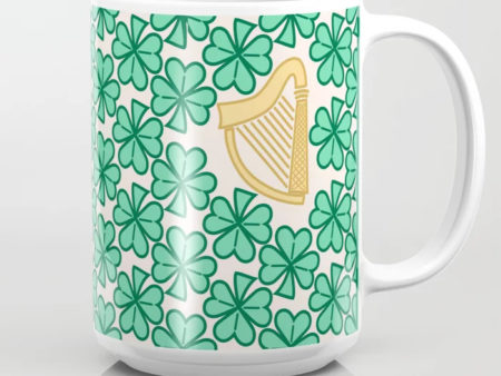 Shamrock and Harp Mug