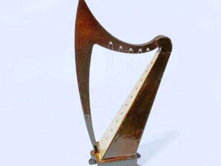 Dollhouse Miniature Harp