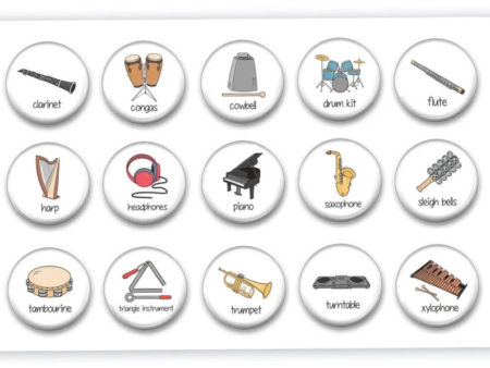 Musical Instrument Magnets