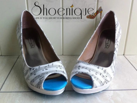 Sheet Music Peep Toes Heels