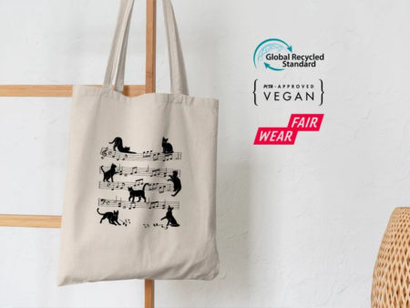 Sheet Music Tote Bag
