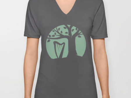 Learning the Harp V Neck T Shirt