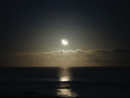 Moon on the Sea