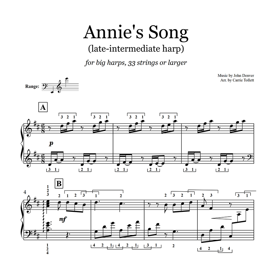 Annie's Song (Late-Intermediate) Course - Image 3