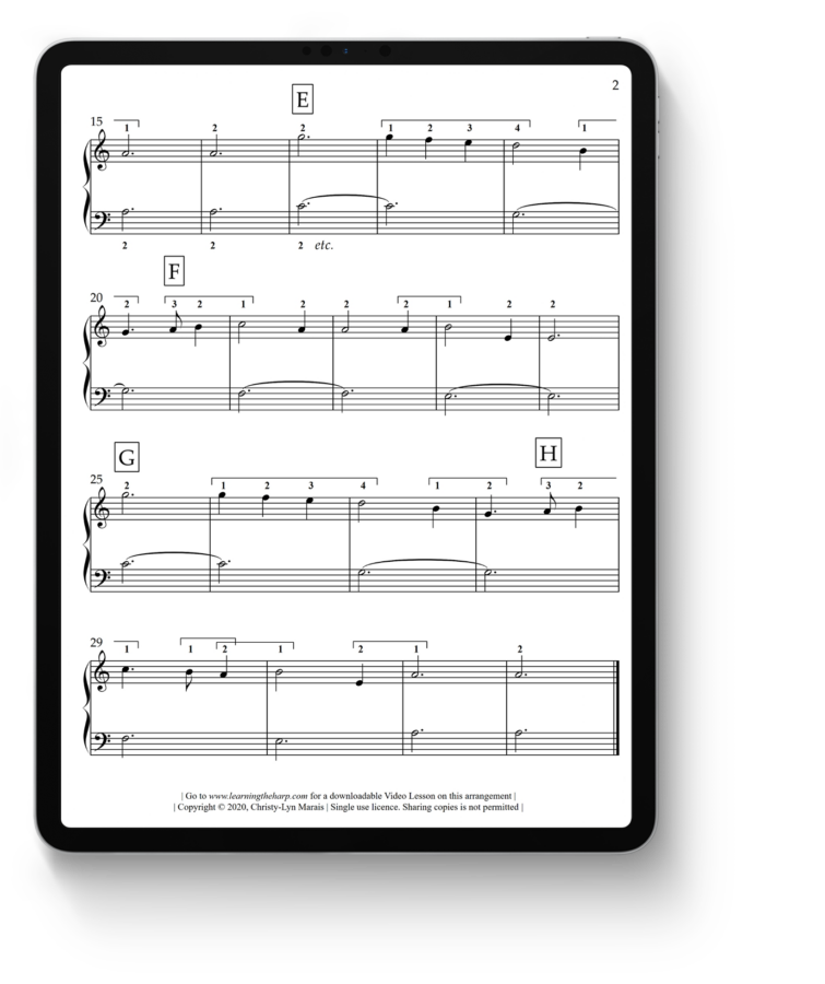 Unlocking Sheet Music – Learning the Harp