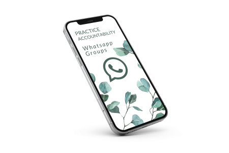 Practice Accountability Whatsapp Groups Mockup