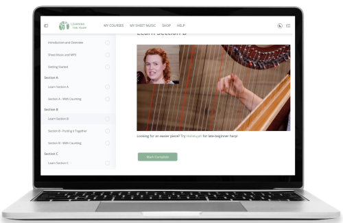 Video Lessons Laptop Screen Home Page Image